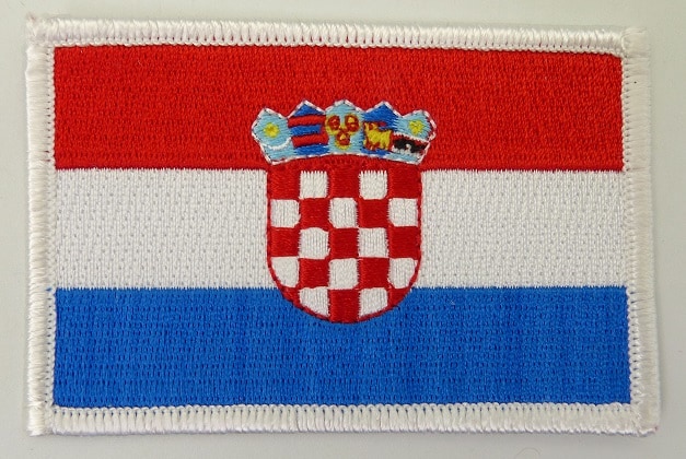 Aufnäher Kroatien, Fahne