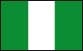 Stockfahne Nigeria, 30x45 cm