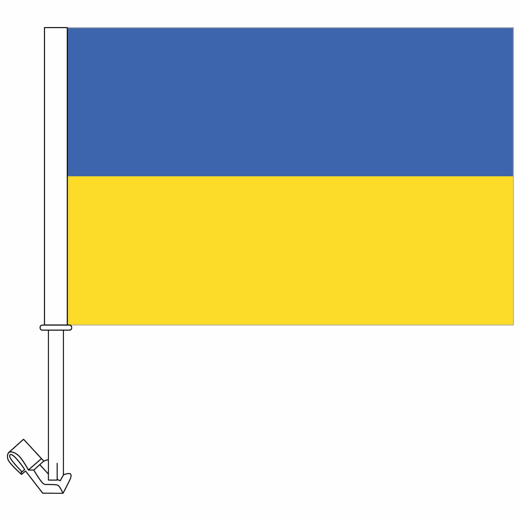 Autofahne Ukraine
