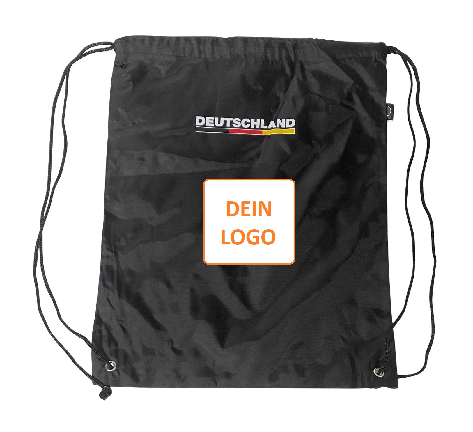 Sportbeutel Deutschland Recycelt Promo 2 schwarz