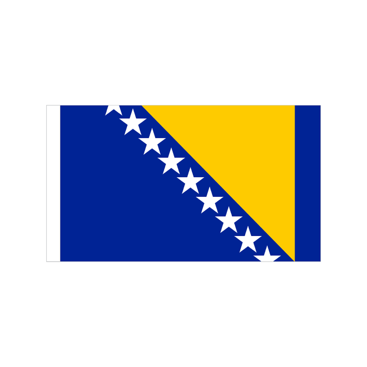 Fahne Bosnien Herzegovina 90x150 cm