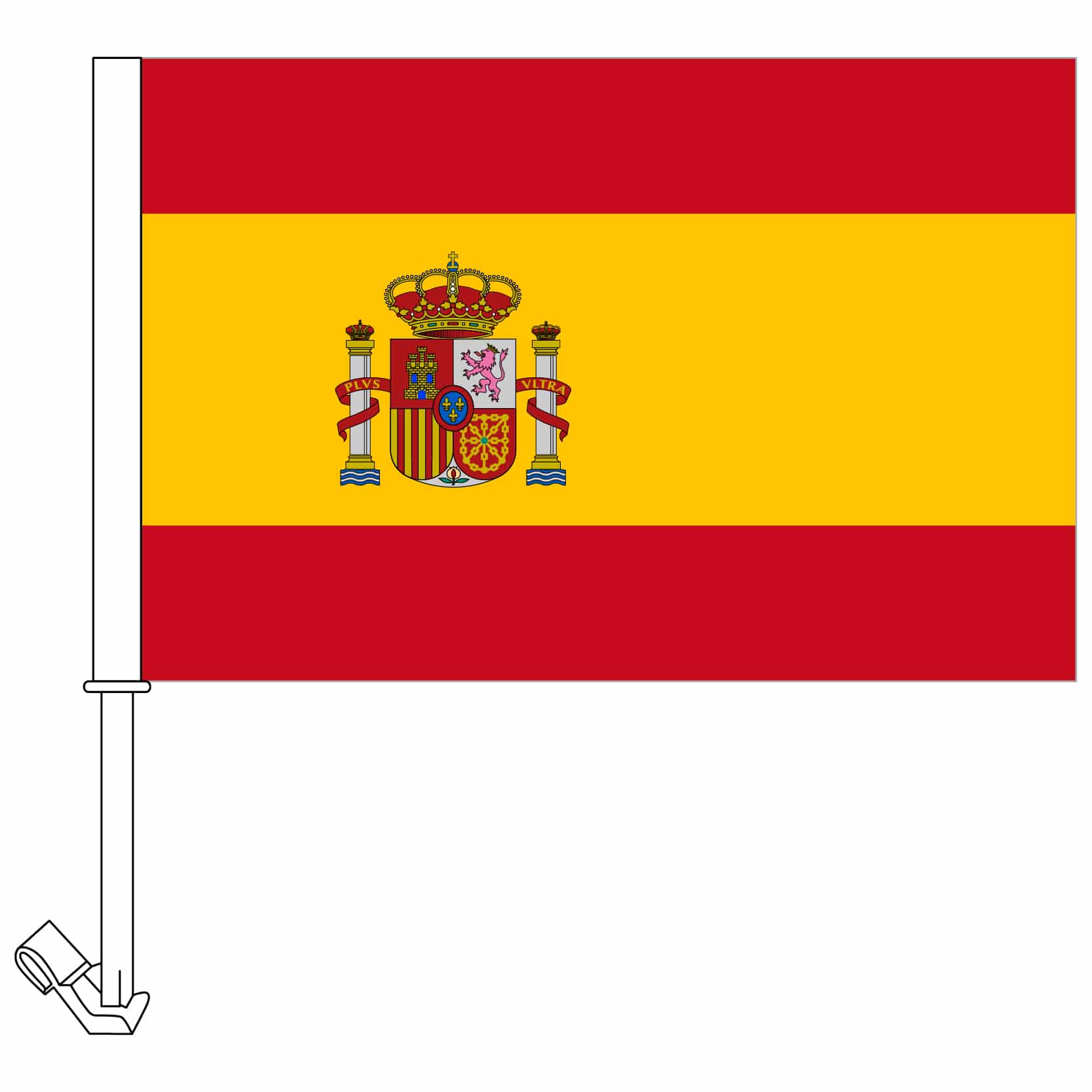 Autofahne Spanien
