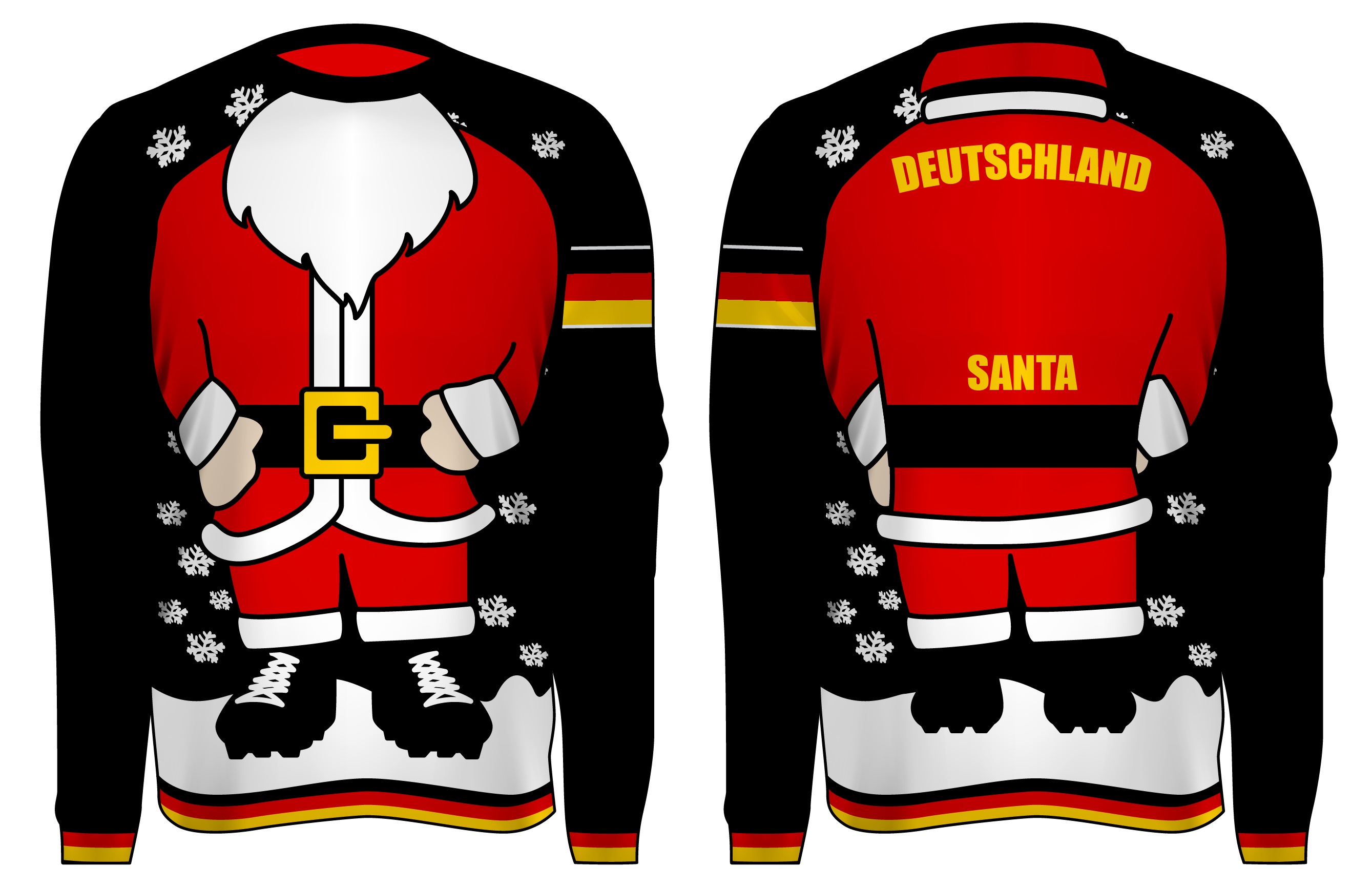 Ugly Sweater Deutschland Weihnachtsmann