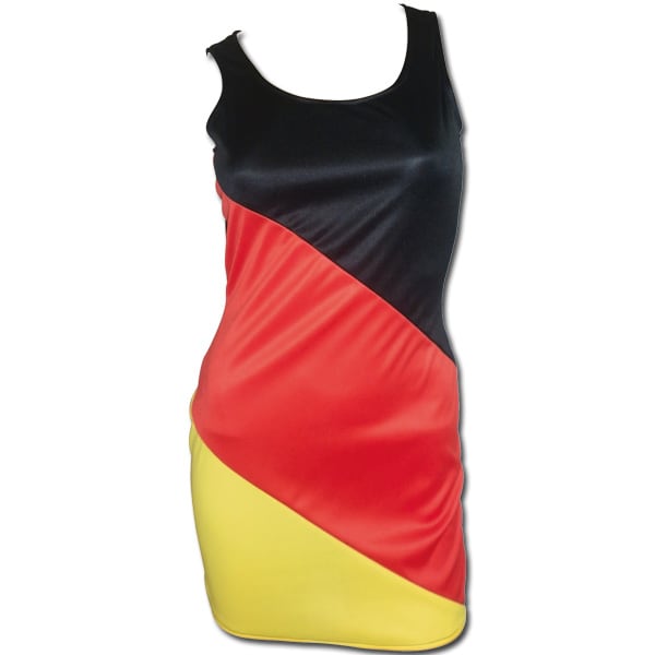 Kleid Deutschland schwarz-rot-gelb