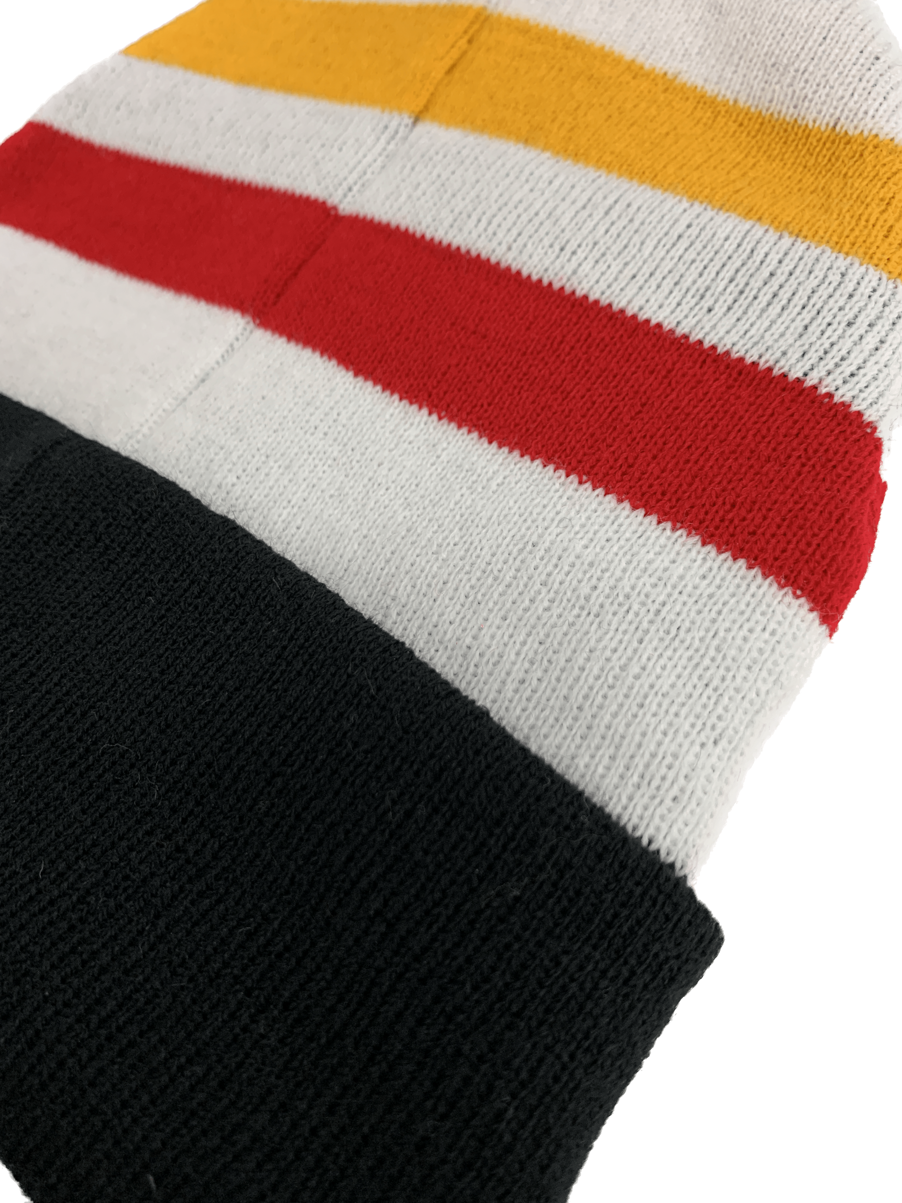 Pudelmütze Deutschland, weiß, Bommel bunt