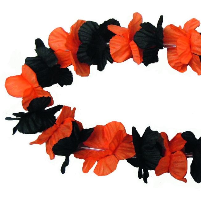 Hulakette orange-schwarz