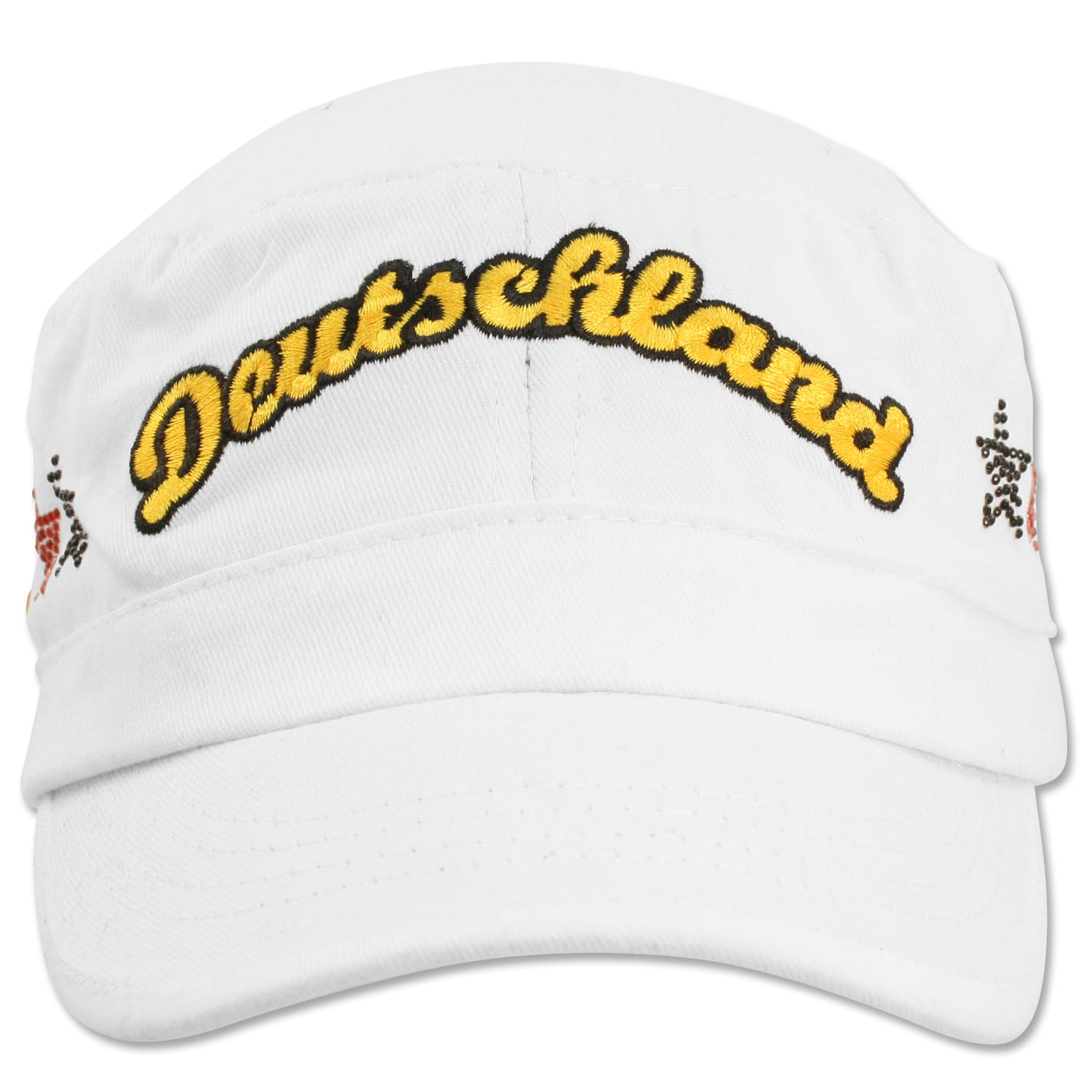 Cap Deutschland Army Lady mit Strass weiß