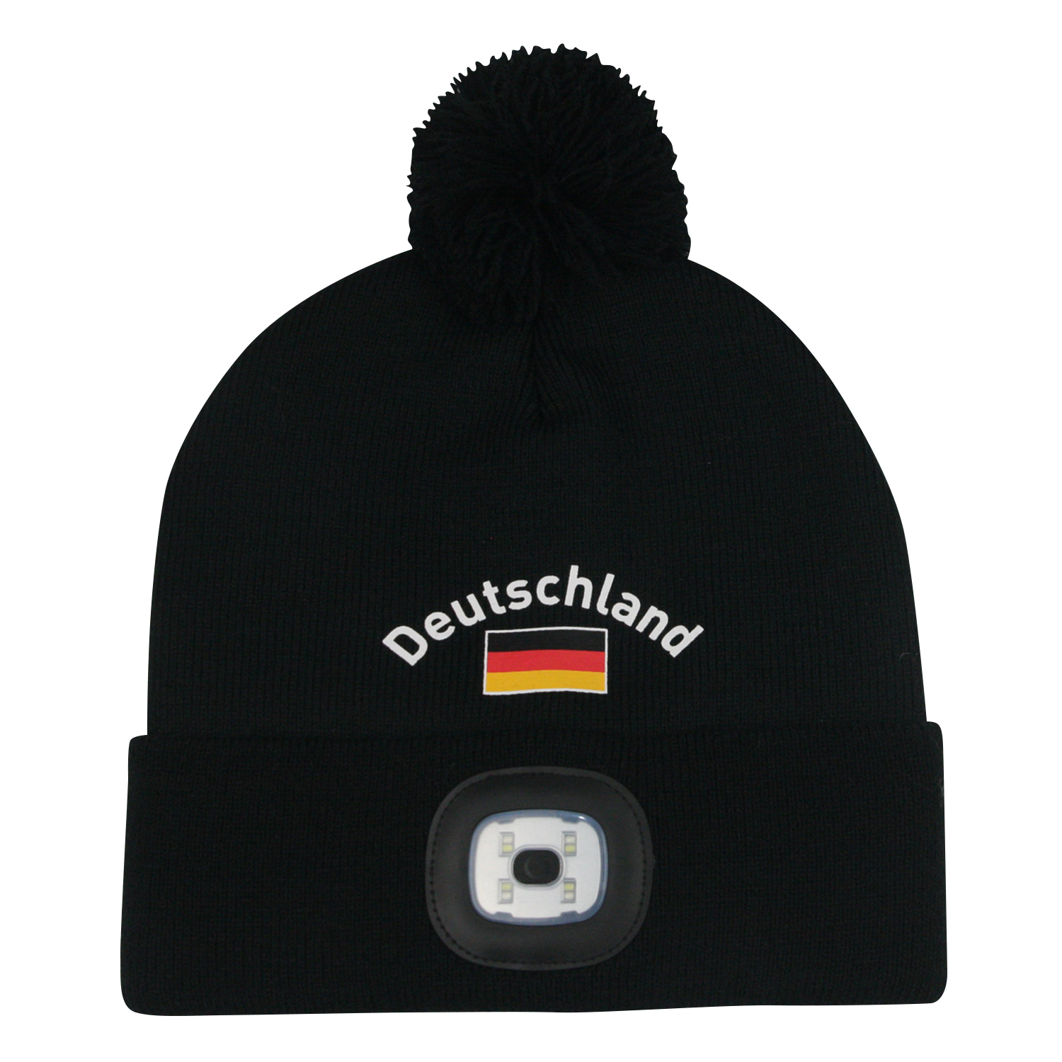 Pudelmütze Deutschland mit Licht