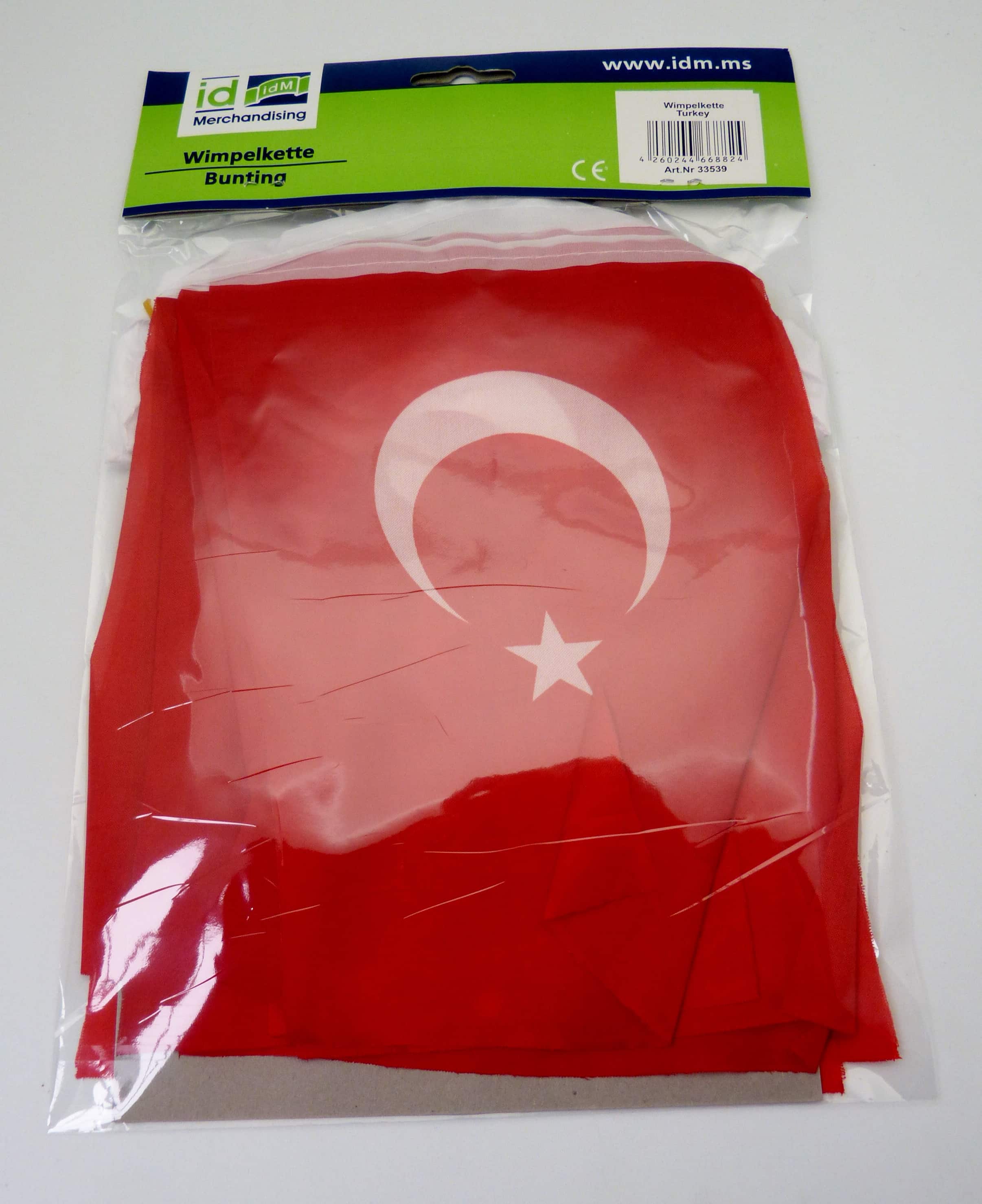 Wimpelkette Türkei, Länge 5 m