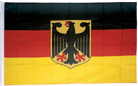 Fahne Deutschland mit Adler 90x150 cm