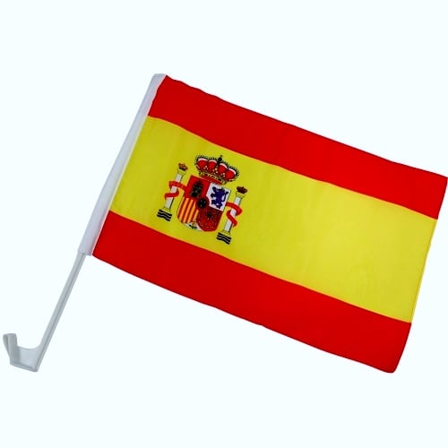 Autofahne Spanien