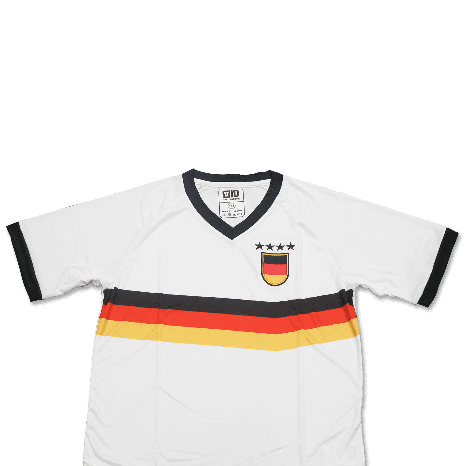 Trikot&#x20;wei&#x00DF;&#x20;mit&#x20;Streifen&#x20;bunt&#x20;-&#x20;Deutschland