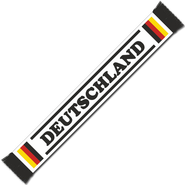 Schal Deutschland weiß