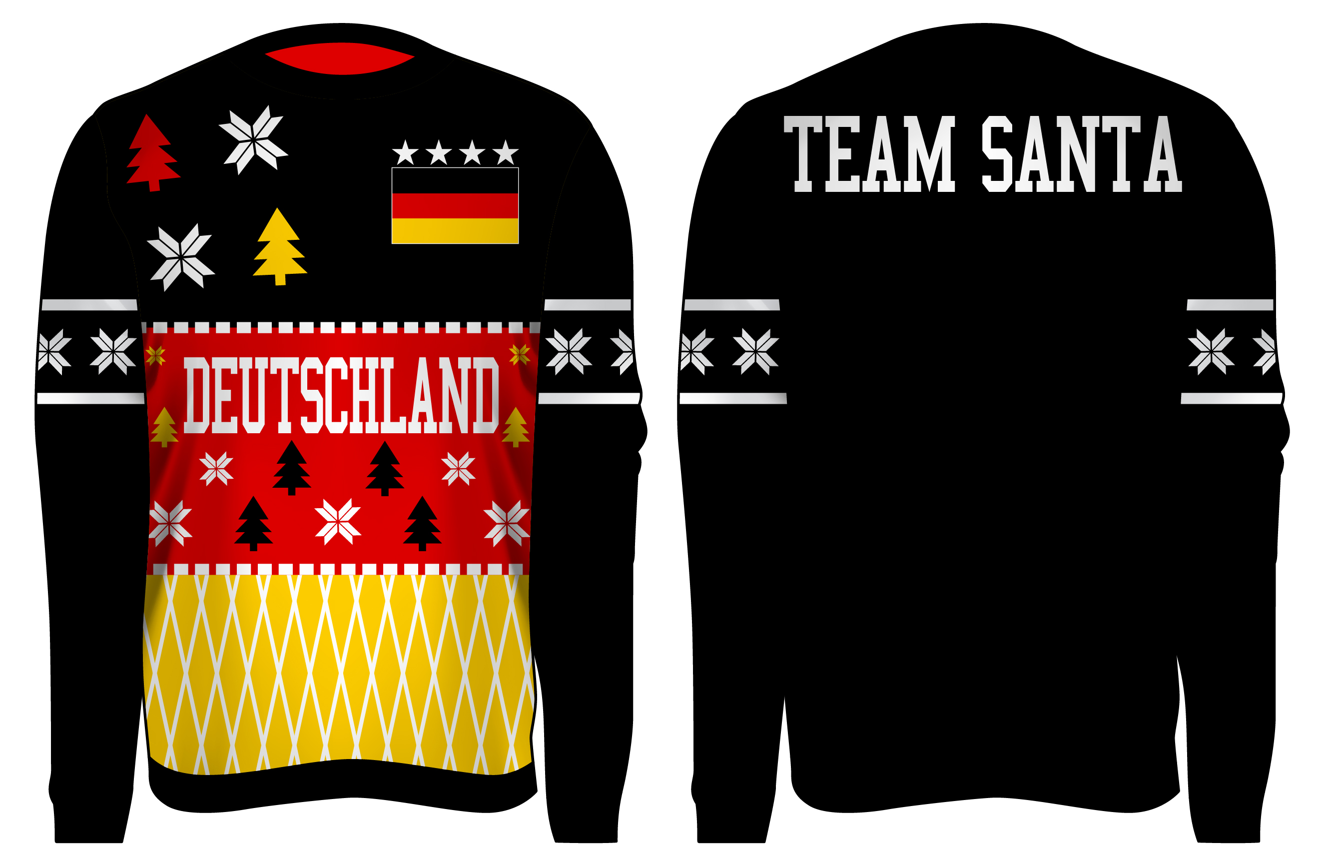 Ugly Sweater Deutschland Team Santa