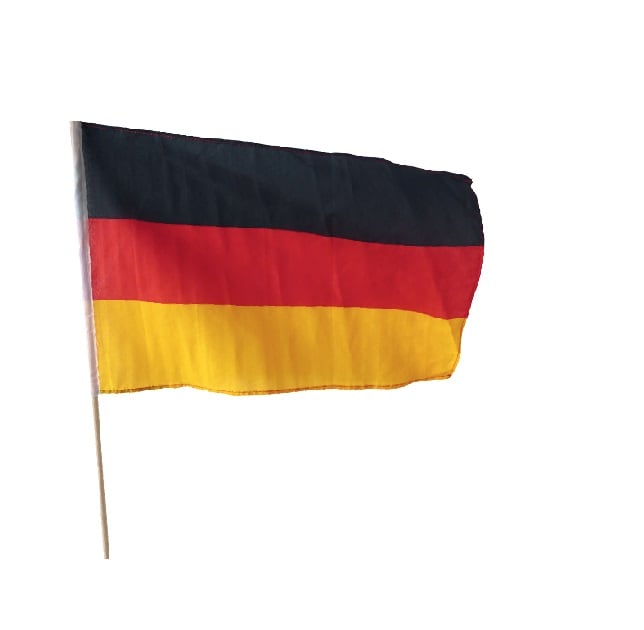 Fahne Deutschland 60x90cm auf Stock