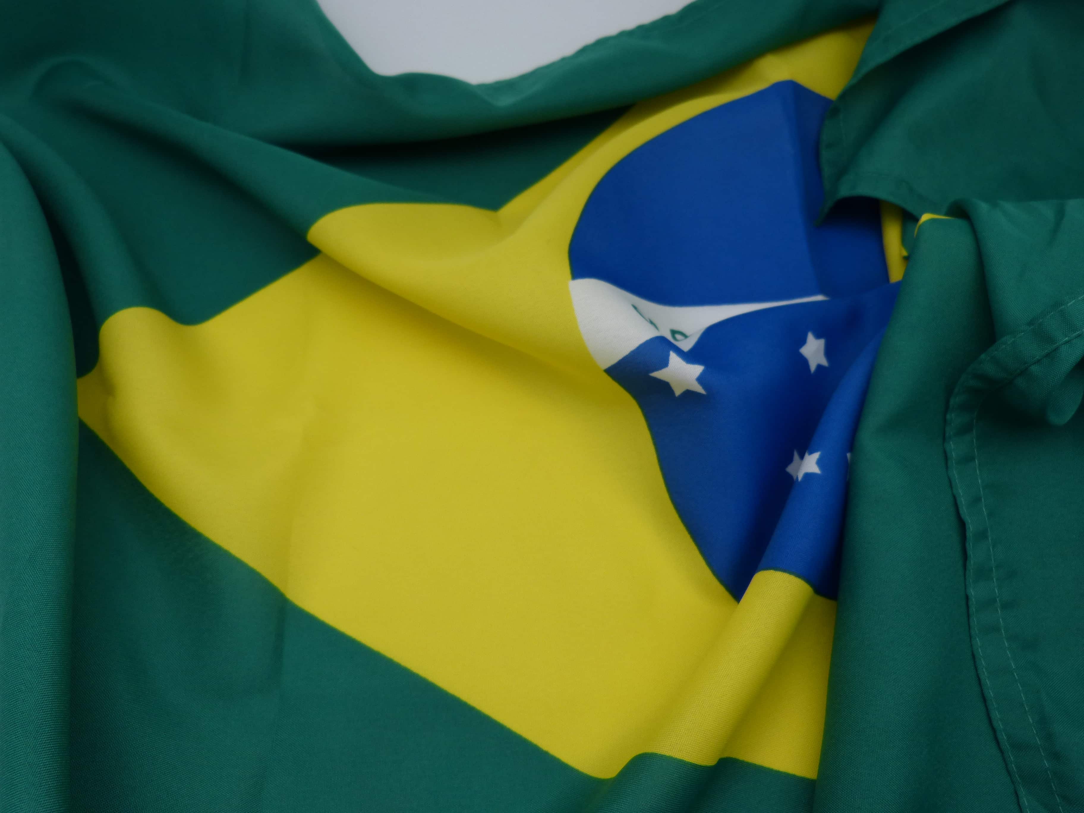 Fahne Brasilien, 90x150 cm mit Ösen