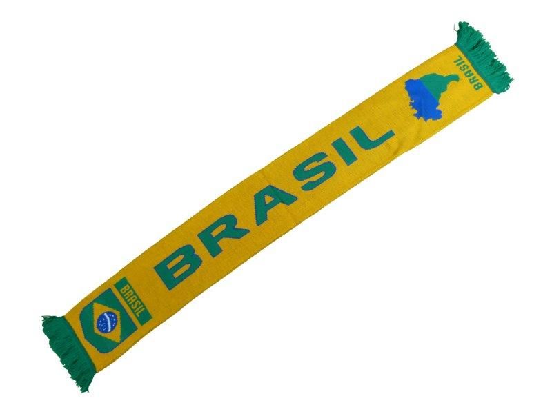Schal Brasilien gelb Länderumriss