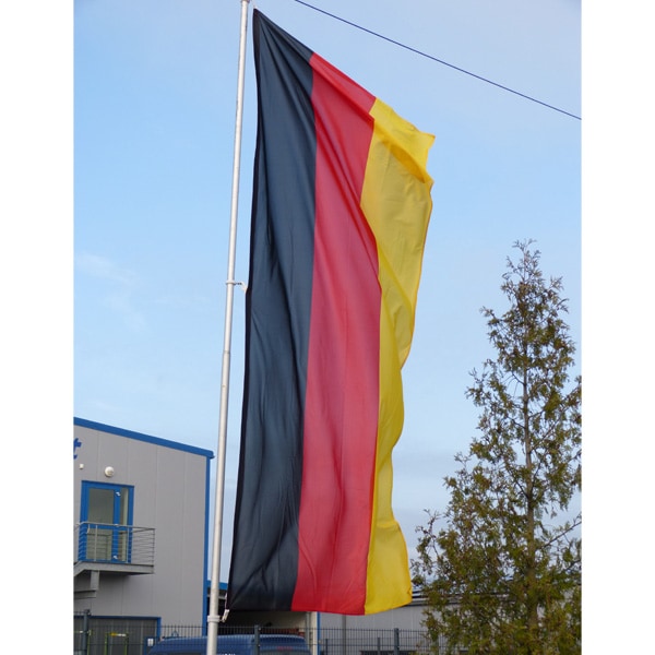 300x120 cm Mastfahne/ Hissfahne Deutschland ohne Adler